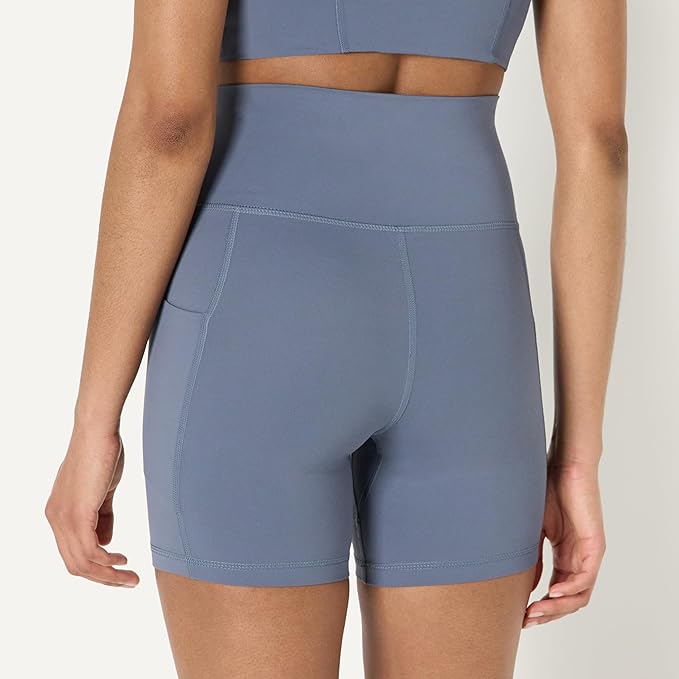 Amazon Essentials Women's Active FormFlex Buttery Soft High Waist Biker Shorts - Image 2