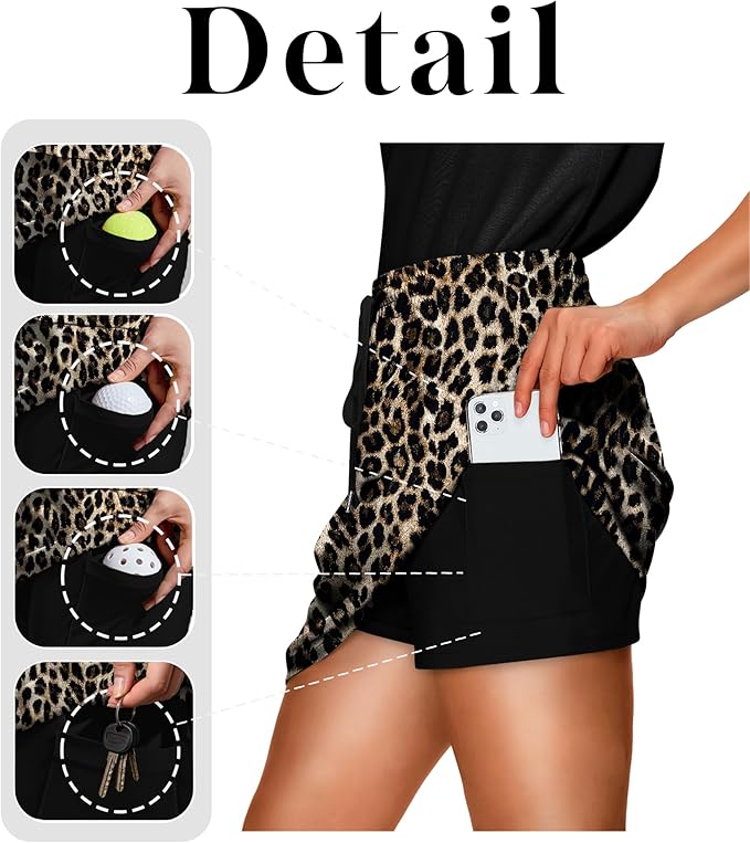 NIASHOT Two Piece Skirt Sets for Women Summer Vacation Travel Outfits Tennis Golf Skorts Versatile Lounge Sets - Image 4