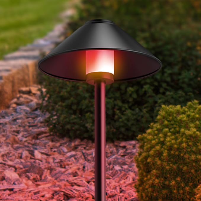 Feit Electric Smart Outdoor Cone Path Lights, 100 Lumens, Color Changing & Tunable White, Music Sync, Works with Alexa & Google Home, App & Remote Control, 15,000-Hour Lifetime, PATH/RGBW/AG/4, 4-Pack - Image 9