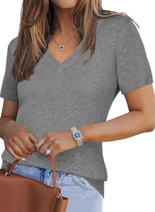 Arach&Cloz Women's Wool Blend Spring Summer Lightweight Business Casual Sweater Tops 2026 by ArachClozFocusonQuality
