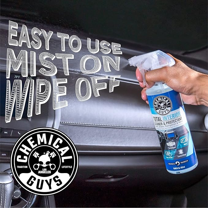Chemical Guys SPI22016 Total Interior Cleaner and Protectant, Safe for Cars, Trucks, SUVs, Jeeps, Motorcycles, RVs & More, 16 fl oz (Pack of 2) - Image 5