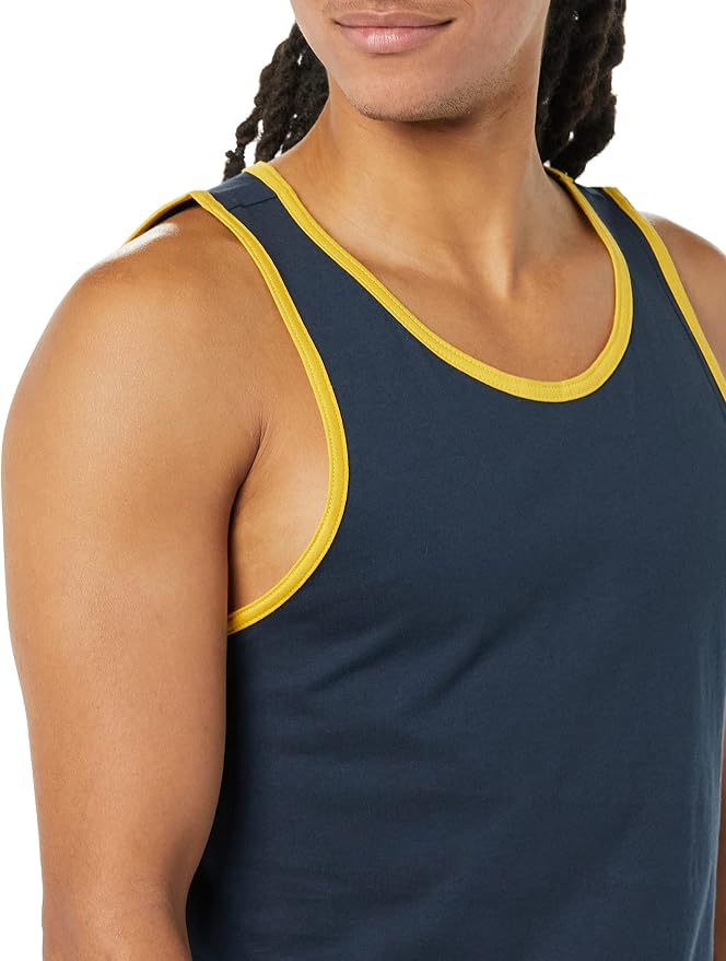 Amazon Essentials Men's Active Quick Dry Tech Stretch Moisture Wicking Lightweight Gym Tank Top - Image 4
