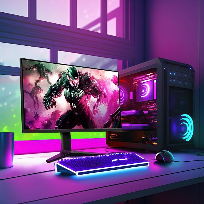 Amazon Basics 24 Inch (23.8 inch viewable) Gaming Monitor, FHD 1080P, 165Hz, VESA Compatible, Adaptive sync, 1ms Response, Black - Image 7