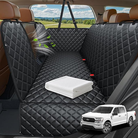 URPOWER Dog Car Seat Cover for Pets 100% Waterproof Seat Cover Hammock 600D Heavy Duty Scratch Proof Nonslip Durable Soft Back Seat Covers for Cars Trucks and SUVs by URPOWER
