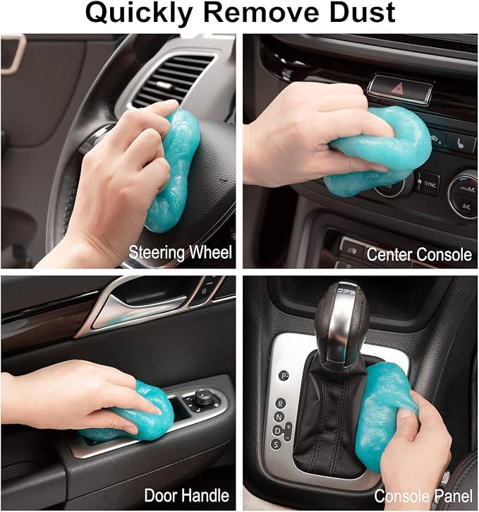 TICARVE Cleaning Gel for Car Detail Tools Car Cleaning Automotive Dust Air Vent Interior Detail Putty Universal Dust Cleaner for Auto Laptop Car Slime Cleaner - Image 3