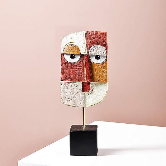 Harmony - Handcrafted Resin Abstract Sculpture for Modern Home Decor, Book Shelf, TV Stand, Living Room, Dining Room, Bedroom, Office Desktop, Cabinets by HCCMLOVE