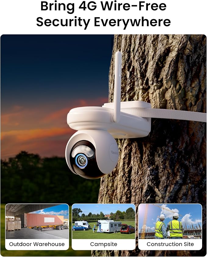 REOLINK Security Cameras Wireless Outdoor, Solar Camera for Home Security | 24/7 Continuous Recording, 2K ColorX Night Vision, 6 Months Battery Life, Smart AI Detection & Auto Tracking, 12W Solar Panel - Image 6