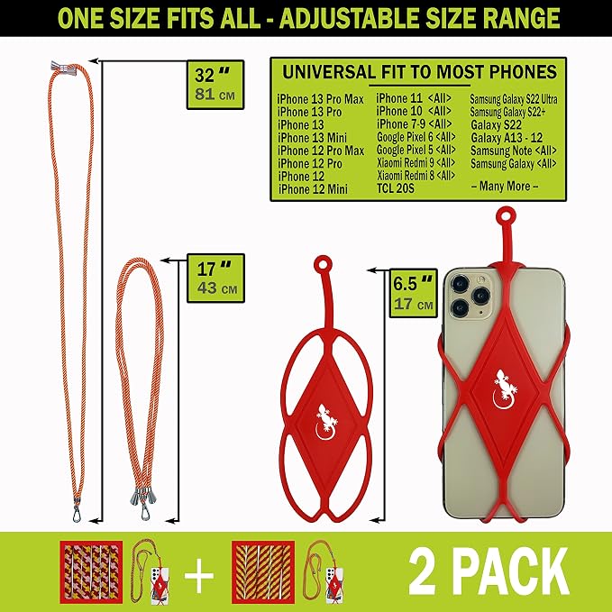 Gecko Travel Tech Cell Phone Lanyard Phone lanyards for Around The Neck Neck Lanyard Phone Crossbody - Image 4