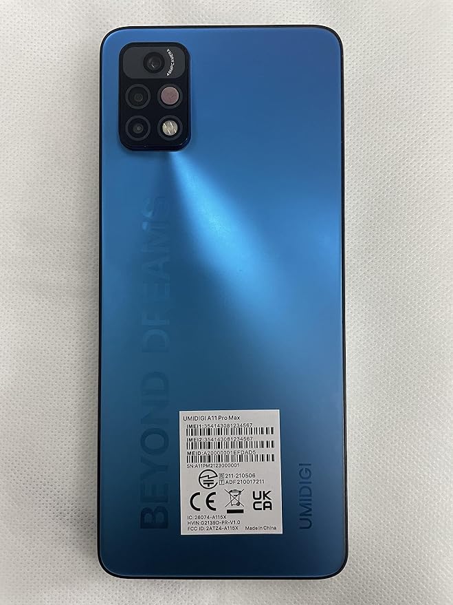 UMIDIGI A11 Pro Max Unlocked Cell Phone, Helio G80, 4GB+128GB Expandable 256GB, 6.8 Inch FHD Touch Screen, 5150mAh Battery Android Phone, 48MP+16MP, Dual SIM 4G Volte, Al Face Unlock - Image 7
