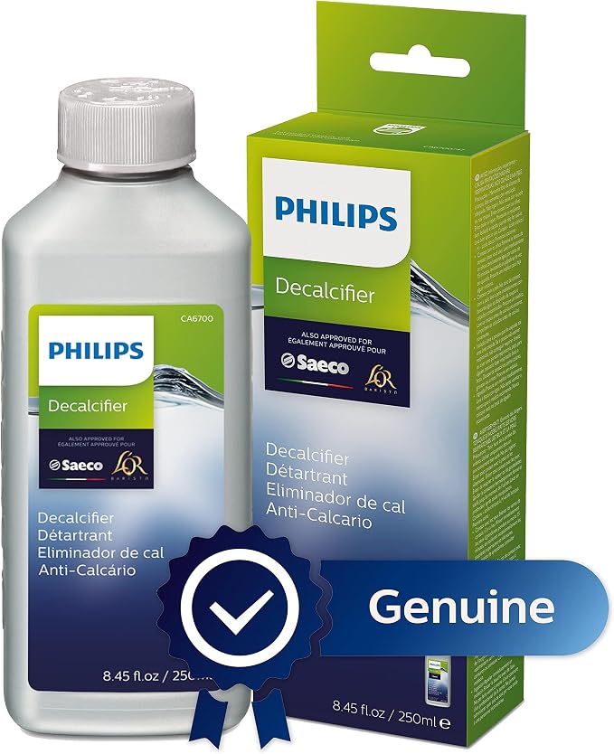 Philips Kitchen Appliances Philips Original Espresso Machine Descaler, Perfect Descalcification for a Prolong Machine Lifetime, 1 Descaling Cycle, Bottle of 250 ml, (CA6700/47) - Image 2