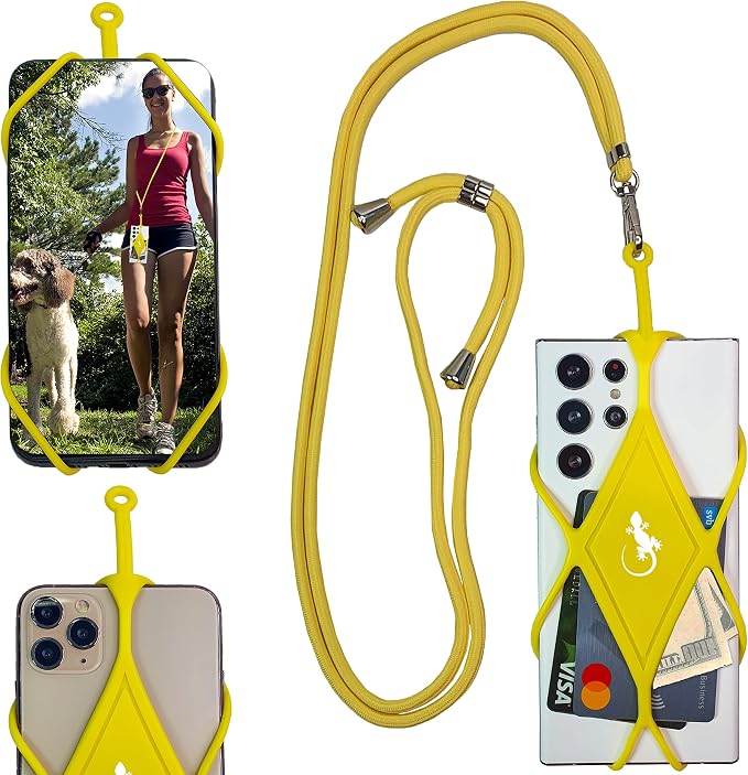Gecko Travel Tech Cell Phone Lanyard Phone lanyards for Around The Neck Neck Lanyard Phone Crossbody by GeckoTravelTech