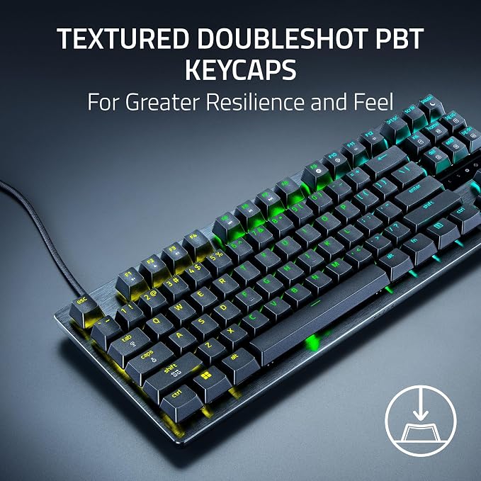Razer Huntsman V3 TKL 8KHz Analog Optical Esports Gaming Keyboard, Black | Analog Optical Switches Gen 2 with Rapid Trigger, Adjustable Actuation, Snap Tap, PBT Keycaps, True 8000hz Polling Rate - Image 10