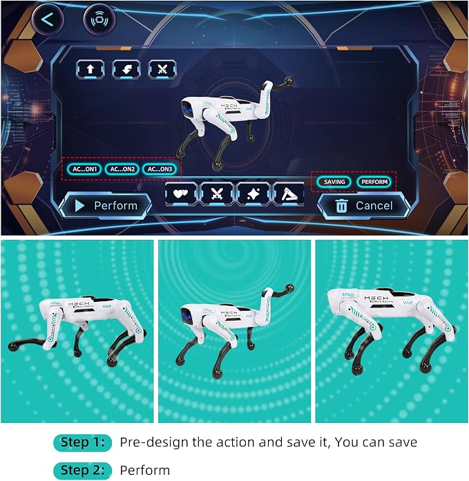 Smart Robot Dog for Kids, STEM Learning Robotic Pet with Remote & APP Control, 30+ Actions, Programmable Toy, Gift for Boys Girls Age 6-12 (Compatible with iOS/Android)​ - Image 3