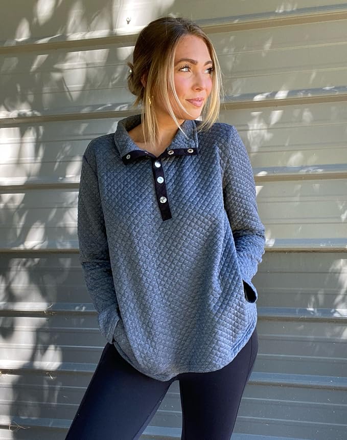 BTFBM Women Fashion Quilted Pattern Lightweight Zipper Long Sleeve Plain Casual Ladies Sweatshirts Pullovers Shirts Tops - Image 2
