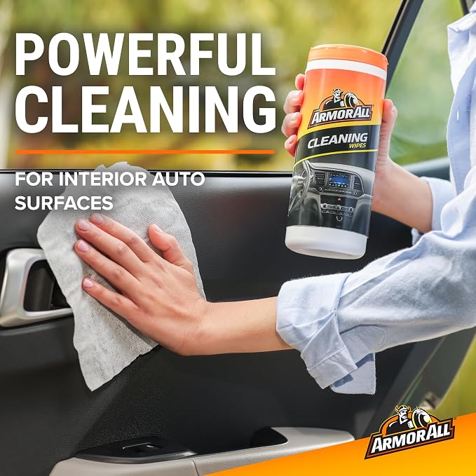 Armor All Car Interior Value Pack, 90 Count, Includes Auto Glass Cleaner, Cleaning Wipes and Protectant Wipes - Image 3
