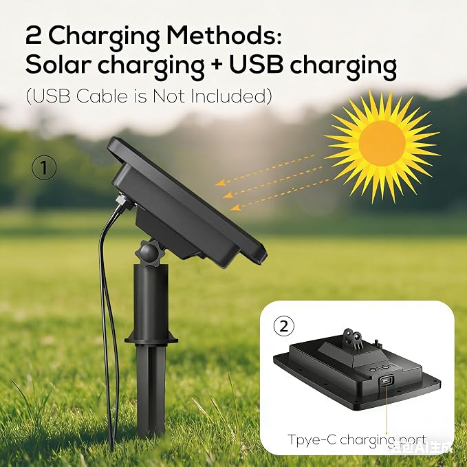 Solar Smart Bluetooth Landscape Spotlights 6 Pack, RGBW Landscape Light, Solar Spot Lights Outdoor, Solar Outdoor Uplights for Garden Trees Yard Landscape - Image 5