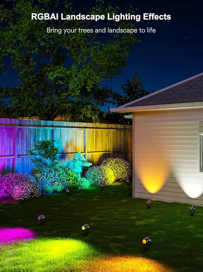 smart Outdoor spotlights | smart voice control - Image 4