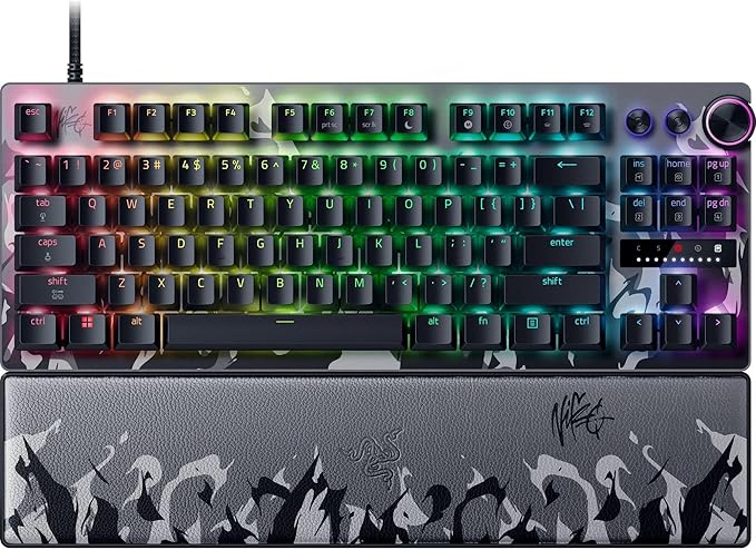Razer Huntsman V3 Pro TKL 8KHz Esports Gaming Keyboard, Niko Edition | Analog Optical Switches Gen 2, Razer Snap Tap, Rapid Trigger, Adjustable Actuation, Media Controls by Unknown