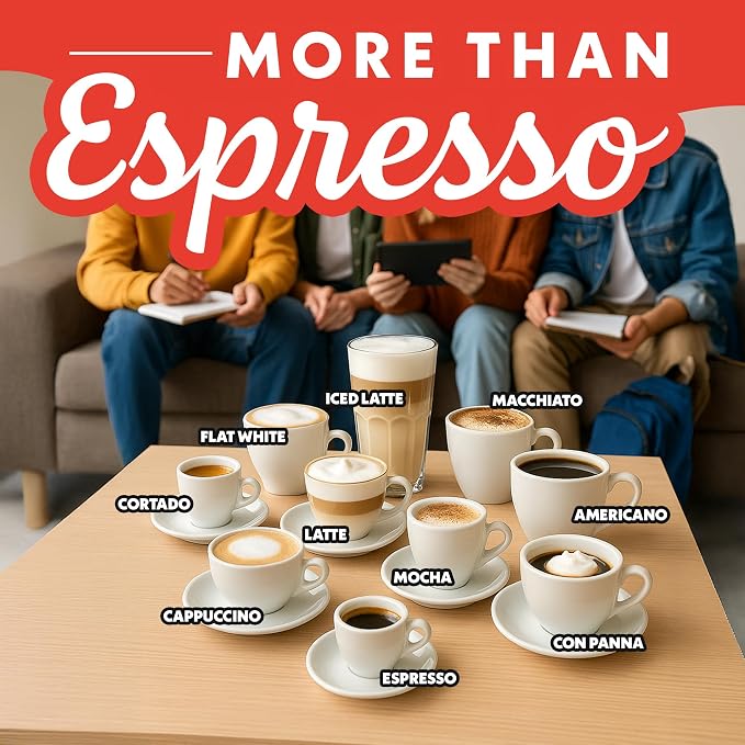 Gourmia Electric Moka Pot Espresso Maker – 6 Shot Italian-Style Coffee Brewer, 550W Detachable 360° Cordless Base, Food-Grade Aluminum, Beechwood Handle - Image 5