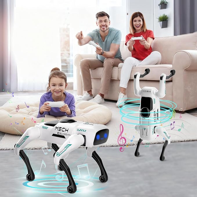 Smart Robot Dog for Kids, STEM Learning Robotic Pet with Remote & APP Control, 30+ Actions, Programmable Toy, Gift for Boys Girls Age 6-12 (Compatible with iOS/Android)​ - Image 6