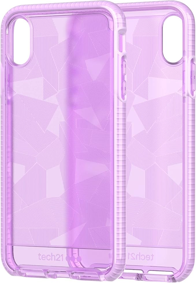 tech21 Evo Edge Phone Case with 12ft Drop Protection for Apple iPhone Xs Max - Orchid - Image 2