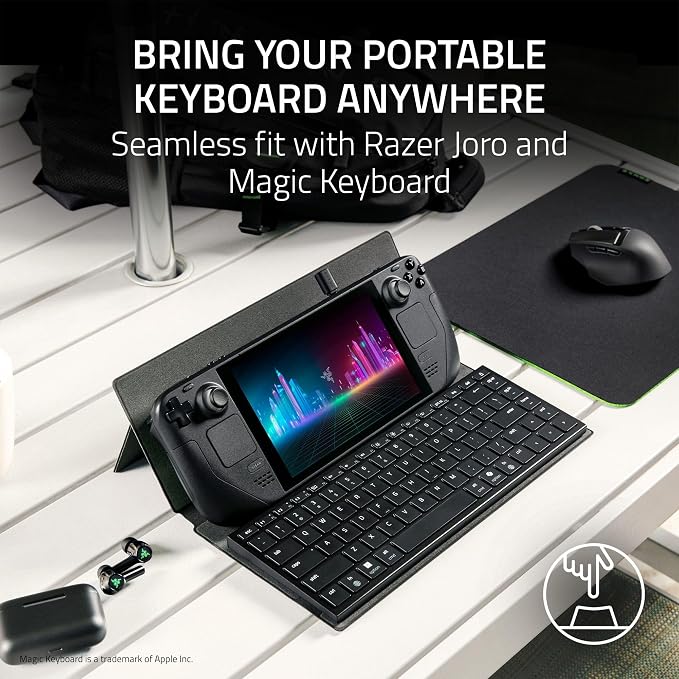 Razer Travel Case Folio for Portable Keyboards | Multi-Angle Stand, Magnetic Closure, PU Leather Exterior, Fits Razer Joro & Magic Keyboard, Supports Tablets (13") - Image 2