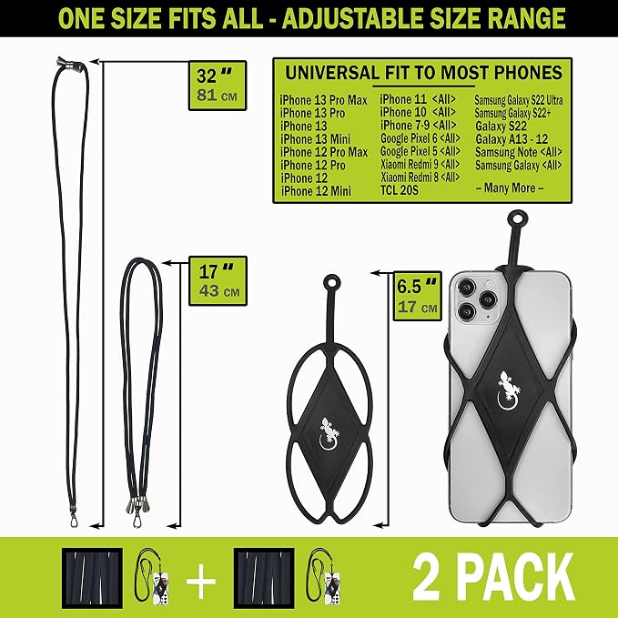 Gecko Travel Tech Cell Phone Lanyard Phone lanyards for Around The Neck Neck Lanyard Phone Crossbody - Image 4