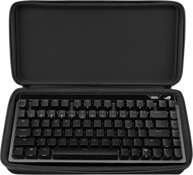 ASUS ROG Falchion Ace 75 HE Wired Analog/Hall Effect Gaming Keyboard – 75% TKL, USB, Hot Swappable HFX V2 Magnetic Switch, Rapid Trigger, 8KHz Polling, ABS Keycap, Carry Case, Web-based Config - Black - Image 10