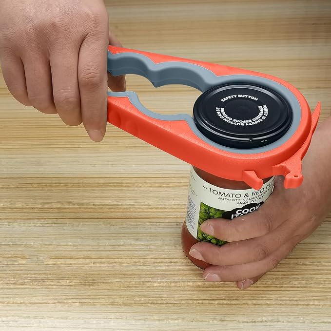 Otstar Jar Opener & Bottle Opener for Seniors with Arthritis, Weak Hands | Adjustable Lid Opener Effortlessly Opens Jars, Bottles & Pop-Top Cans, Great for Senior Parents, Grandparents, or Loved Ones - Image 3