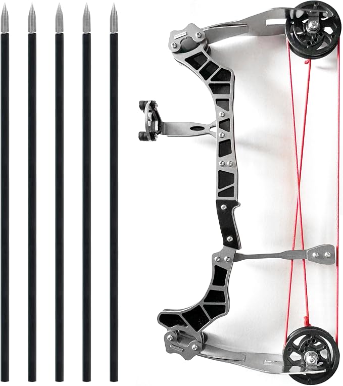 Archery Bow Set Left and Right Hand Compound Bow Hunting Bow Metal Material Catapult RH/LH for Practice Archery - Image 5
