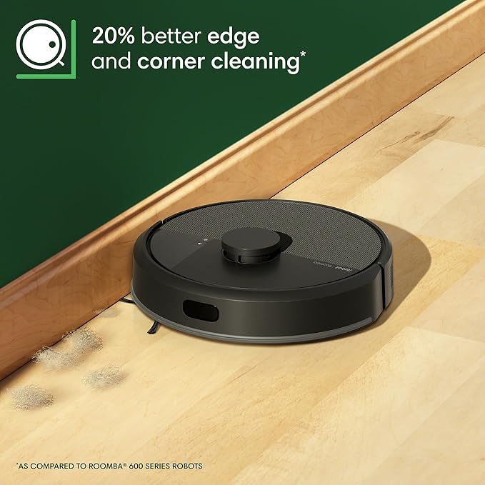 iRobot Roomba 105 Combo Robot Vacuum & Mop - Easy to use, Intense Power-Lifting Suction, LiDAR Navigation, Multiple Cleaning Modes, Avoids Mopping Carpets, Self-Charging | 70x Suction, Clearview Lidar Mapping, Vac and Mop Modes, Carpet-Detect Avoids Rugs - Image 8