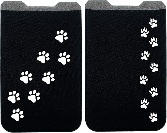 Phone Wallet - Adhesive Card Holder - Cell Phone Pouch - Stick on Lycra Pocket by Gecko - Carry Credit Cards and Cash - Image 4