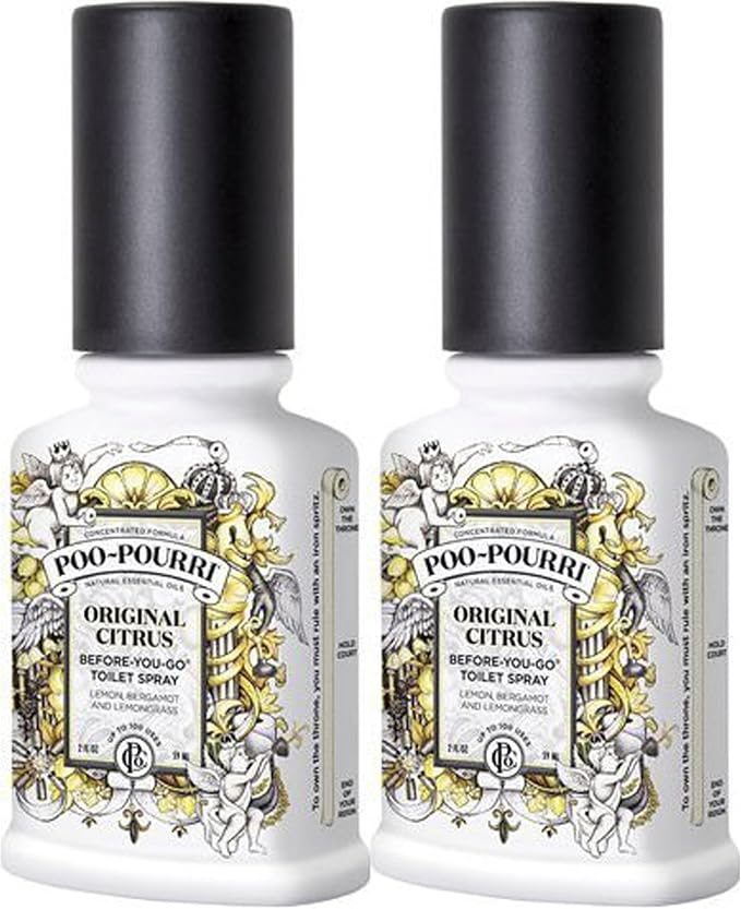 Poo-Pourri Before-You-Go Toilet Spray Bottle, Original Scent, 2 Fl Oz (Pack of 2) by Unknown