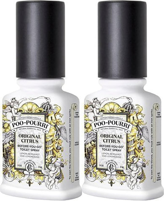 Poo-Pourri Before-You-Go Toilet Spray Bottle, Original Scent, 2 Fl Oz (Pack of 2) by Unknown