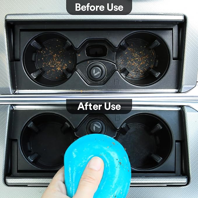 PULIDIKI Car Cleaning Gel Car Clean Putty, Universal Car Interior Cleaner Slime, Perfect Cleaning Kit Supplies, Auto Detailing Tools Car Accessories, Dust Remover Gifts for Men Women - Image 4