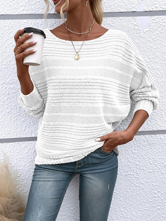Womens Long Sleeve Shirts Crewneck Tunic Tops Pullover Sweaters Business Casual Blouses Fall Fashion 2026 - Image 5