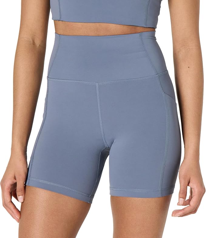 Amazon Essentials Women's Active FormFlex Buttery Soft High Waist Biker Shorts by AmazonEssentials