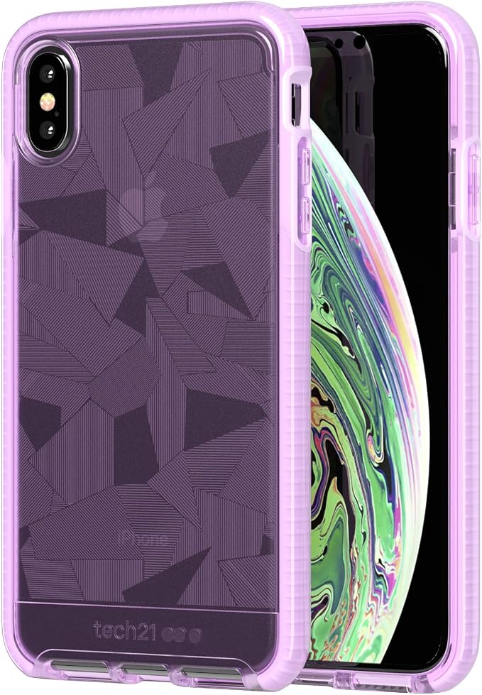 tech21 Evo Edge Phone Case with 12ft Drop Protection for Apple iPhone Xs Max - Orchid by Tech21