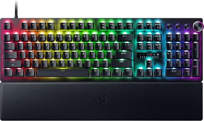 Razer Huntsman V3 Pro 8KHz Esports Gaming Keyboard, Analog Optical, Black | Gen-2 Analog Optical Switches, Rapid Trigger, Adjustable Actuation, Media Controls, PBT Keycaps by Unknown