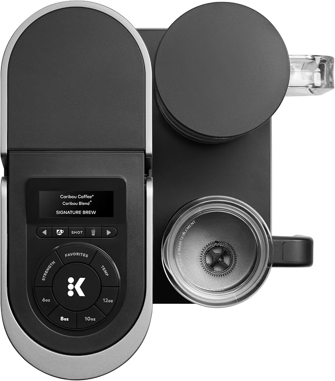 Keurig K-Café SMART Single Serve Coffee Maker with WiFi Compatibility, Latte and Cappuccino Machine with Built-In Frother, 6 Brew Sizes, Black | WIFI Brewid Smart Brewing, Built-in Milk Frother for Lattes and Cappuccinos, 6 Brew Sizes, K-Cup Pod Compat... - Image 17