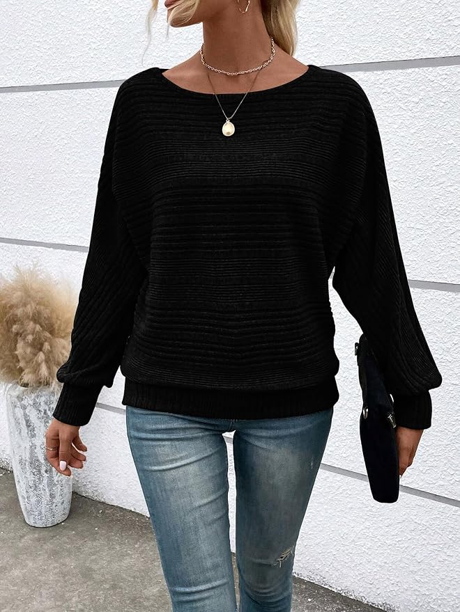 Womens Long Sleeve Shirts Crewneck Tunic Tops Pullover Sweaters Business Casual Blouses Fall Fashion 2026 - Image 3