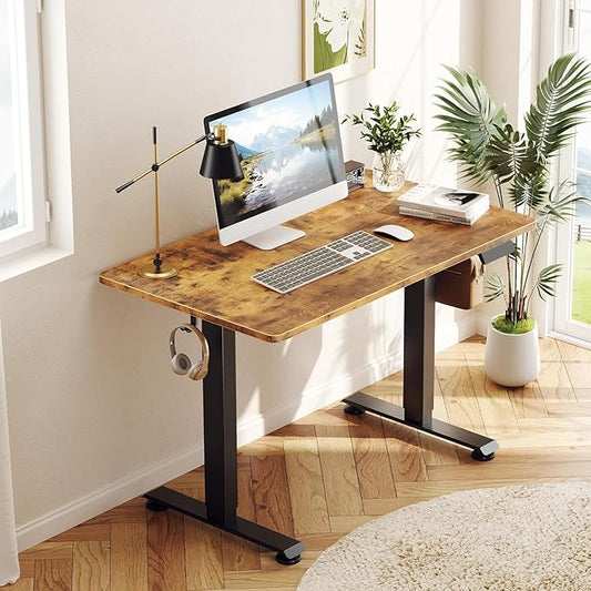 Veken Standing Desk, Brown, 39.4×23.6 Inch by Veken
