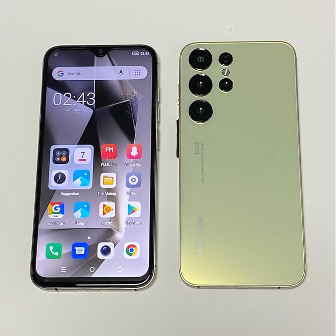 Unlock Phone, 4G Network Android Phone, 6.3-inch Screen, 2GB RAM+16GB ROM/TF 128GB, Dual SIM Cards, Dual Cameras, Suitable for Novice Users (89yellow) - Image 5