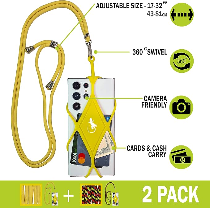 Gecko Travel Tech Cell Phone Lanyard Phone lanyards for Around The Neck Neck Lanyard Phone Crossbody - Image 2