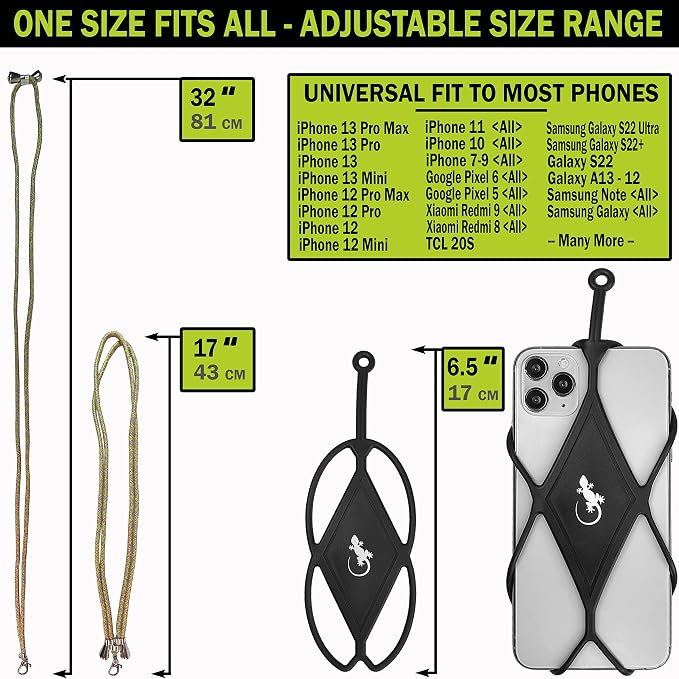 Gecko Travel Tech Cell Phone Lanyard Phone lanyards for Around The Neck Neck Lanyard Phone Crossbody - Image 5
