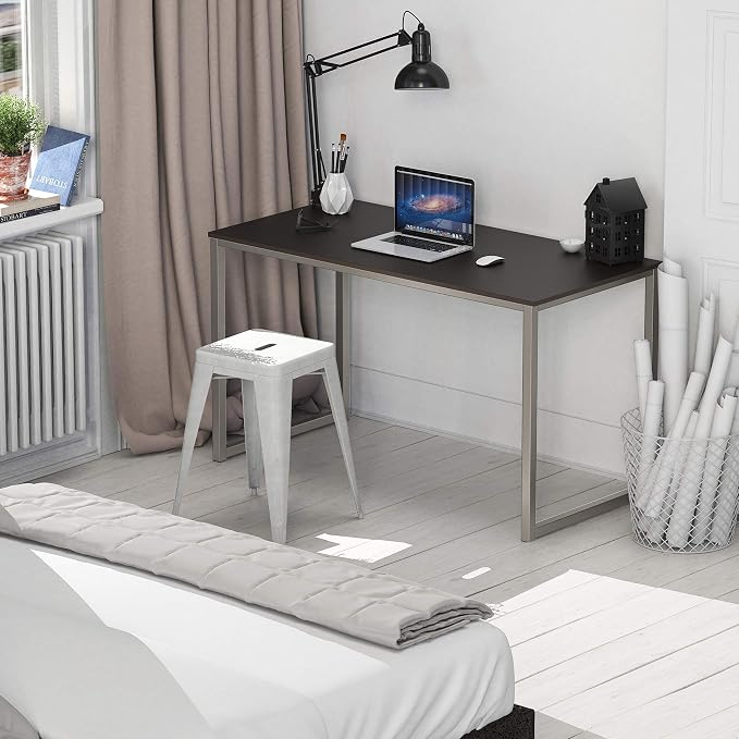 SHW Mission 40-Inch Home Office Computer Desk, Espresso - Image 2