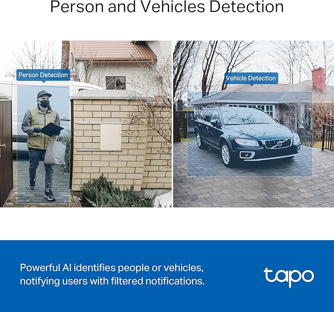 Tapo TP-Link Smart Video Doorbell Camera, Chime Included, 2K 5MP, Color Night Vision, 2-Way Audio, Free AI Detection, Cloud/SD Card Storage, Works w/Alexa & Google Home, D230S1 - Image 6