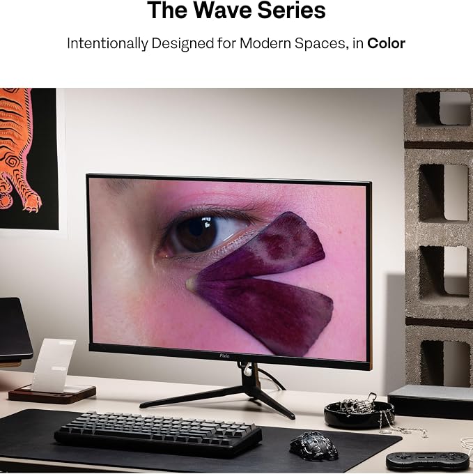 Pixio PX246 Wave 24 inch 120Hz Refresh Rate FHD 1080p Resolution IPS Panel 4ms GTG Response Time Gaming Monitor with Adaptive Sync - Image 2