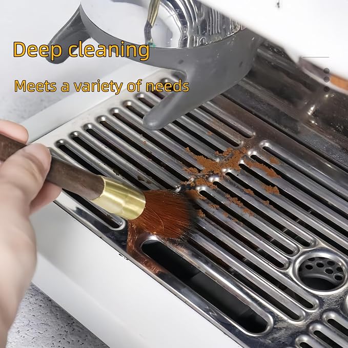 3-Piece Coffee Machine Cleaning Brush, Grinder Cleaning Accessories, Suitable for Coffee Bean Grinding and Coffee Powder Cleaning, Ideal for Baristas in the Home Kitchen - Image 4