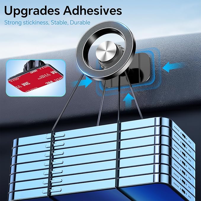 Kaistyle for Magsafe Car Mount【Strong Magnets】Magnetic Phone Holder for Car Phone Holder Mount Dash Mounted Holders Phone Holders for Your Car Accessories for Women Men for iPhone 17 Pro Max 16 15 14 - Image 5